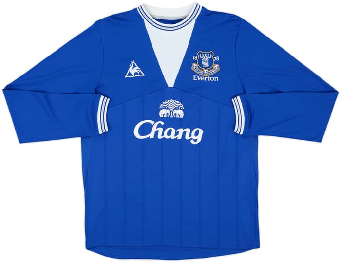 2009-10 Everton Home L/S Shirt Donovan #9 - 9/10 - (M)