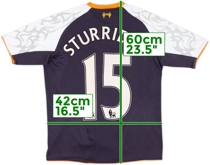 2012-13 Liverpool Third Shirt Sturridge #15 - 6/10 - (L.Boys)