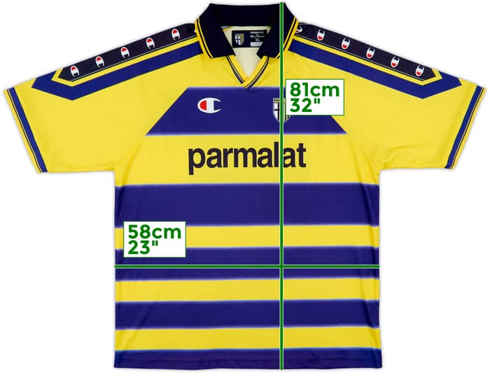 1999-00 Parma Basic Home Shirt - 8/10 - (XL)