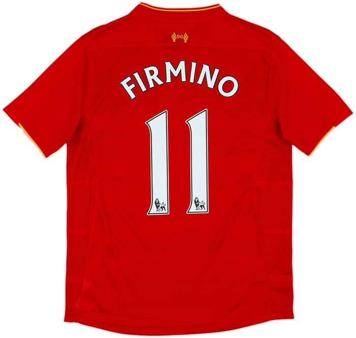 2016-17 Liverpool Home Shirt Firmino #11 - 7/10 - (S)