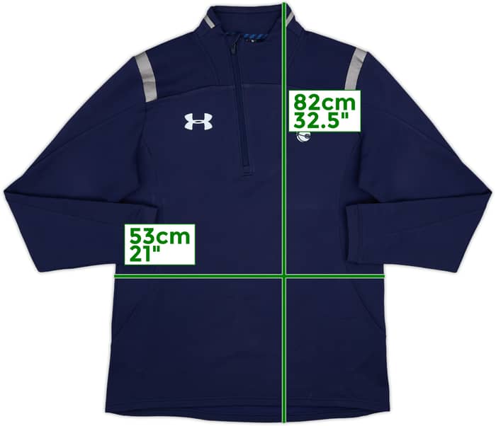 2012-13 Tottenham Under Armour 1/4 Zip Drill Top - 6/10 - (L)