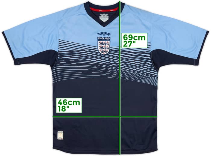 2003-05 England Umbro Training Shirt - 8/10 - (S)