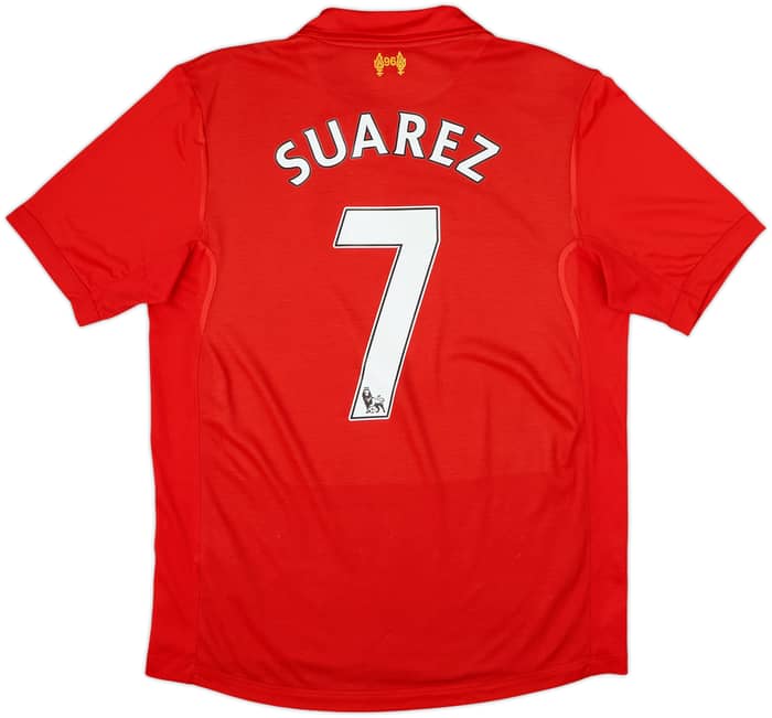 2012-13 Liverpool Home Shirt Suarez #7 - 6/10 - (M)