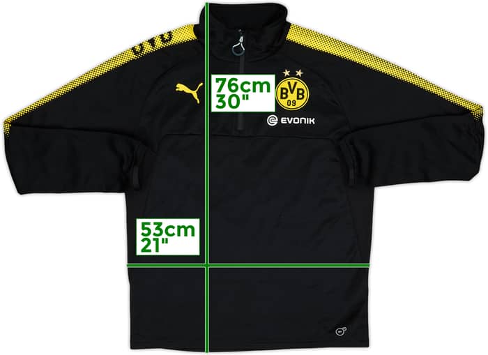 2017-18 Borussia Dortmund Puma 1/4 Zip Drill Top - 5/10 - (M)