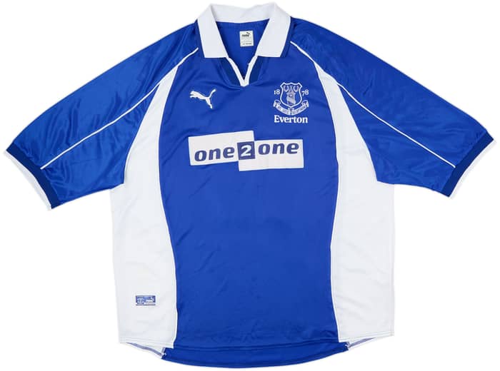 2000-02 Everton Home Shirt Ferguson #10 - 6/10 - (XXL)