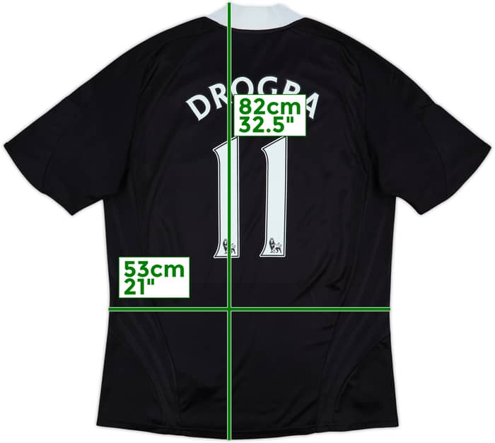 2008-09 Chelsea Away Shirt Drogba #11 - 6/10 - (L)