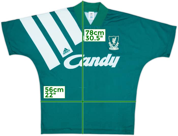 1991-92 Liverpool Away Shirt - 8/10 - (M/L)