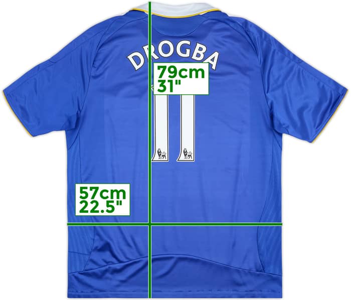 2008-09 Chelsea Home Shirt Drogba #11 - 6/10 - (XL)