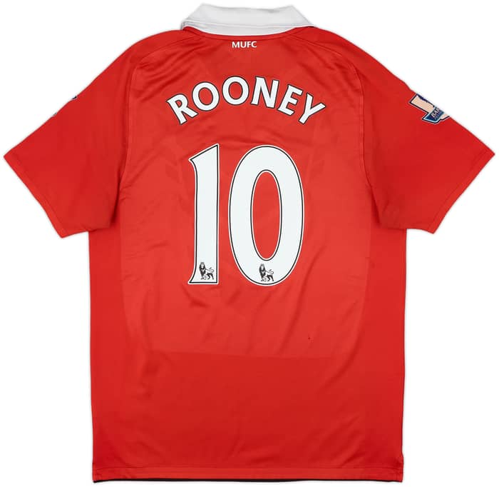 2010-11 Manchester United Home Shirt Rooney #10 - 5/10 - (M)