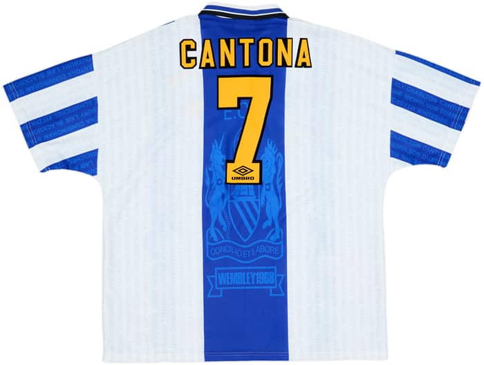 1994-96 Manchester United Third Shirt Cantona #7 - 8/10 - (XXL)