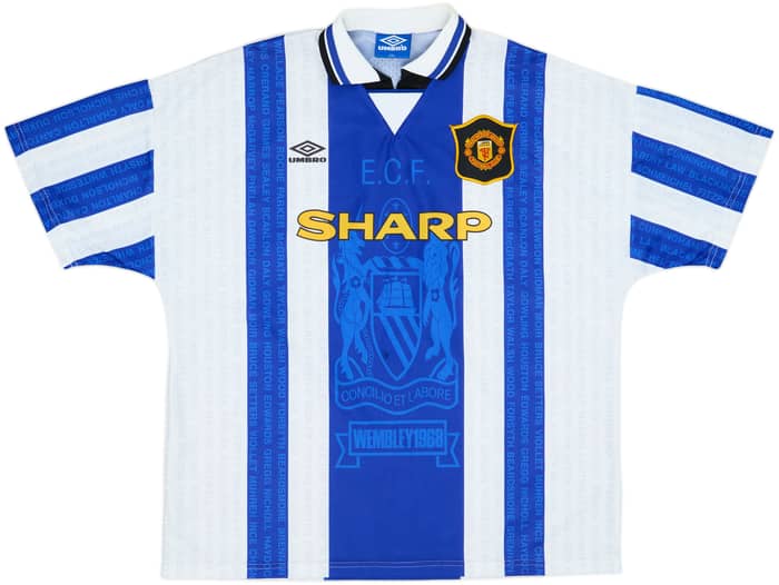 1994-96 Manchester United Third Shirt Cantona #7 - 8/10 - (XXL)