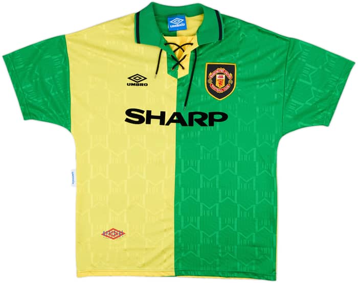 1992-94 Manchester United Third Shirt Cantona #7 - 8/10 - (L)