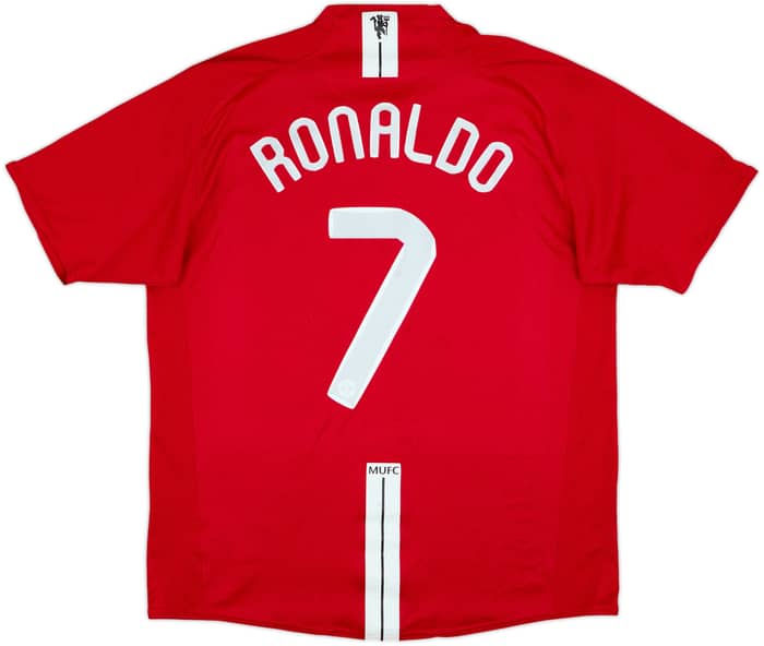 2007-09 Manchester United Home Shirt Ronaldo #7 - 5/10 - (L)