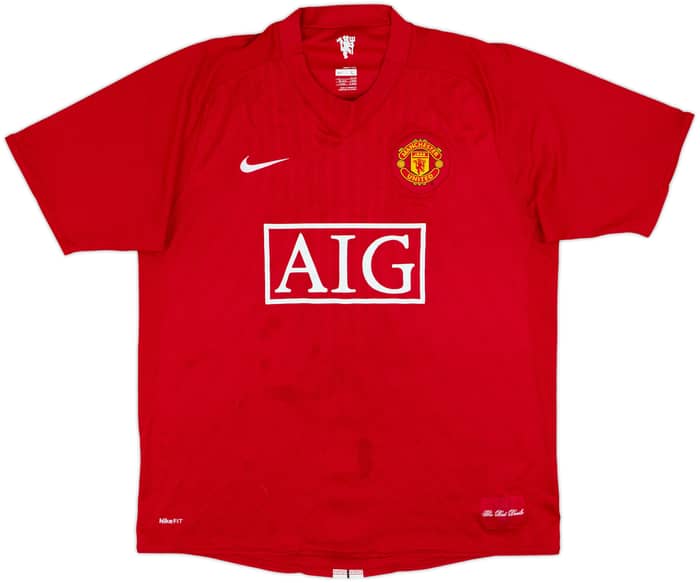 2007-09 Manchester United Home Shirt Ronaldo #7 - 5/10 - (L)