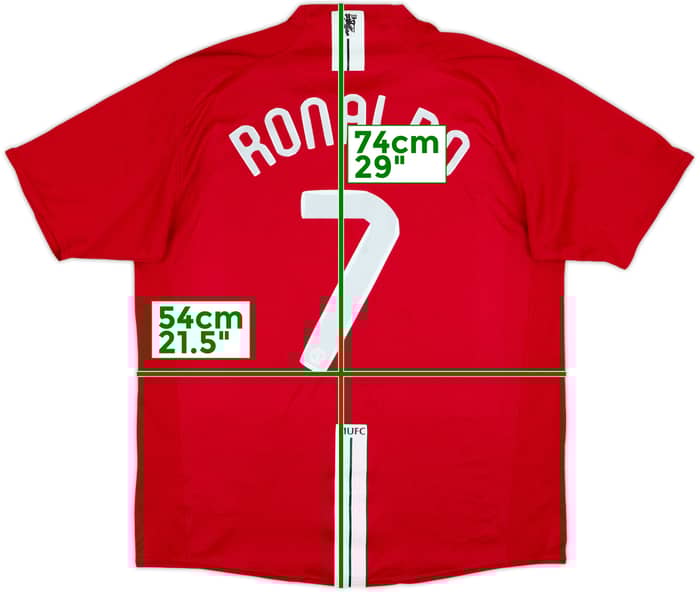 2007-09 Manchester United Home Shirt Ronaldo #7 - 5/10 - (L)