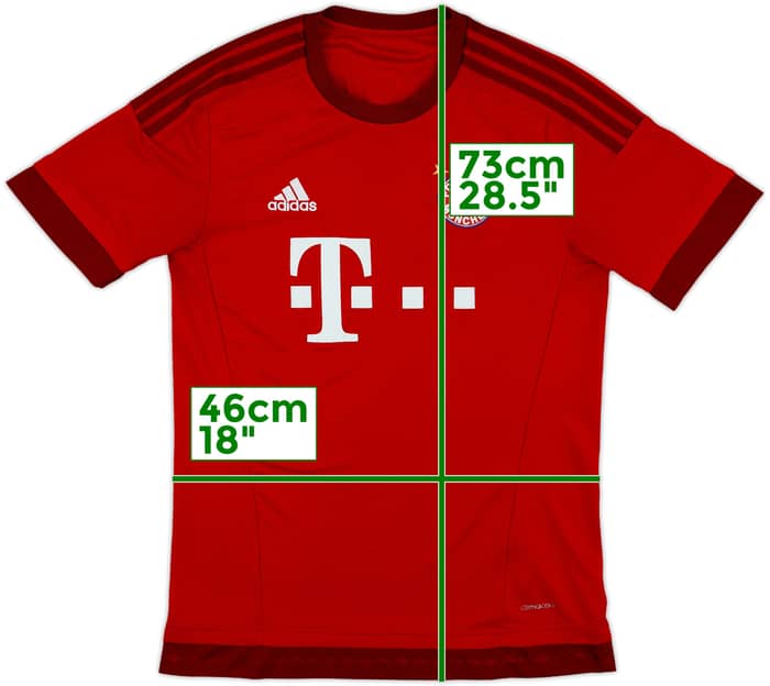 2015-16 Bayern Munich Home Shirt - 6/10 - (S)