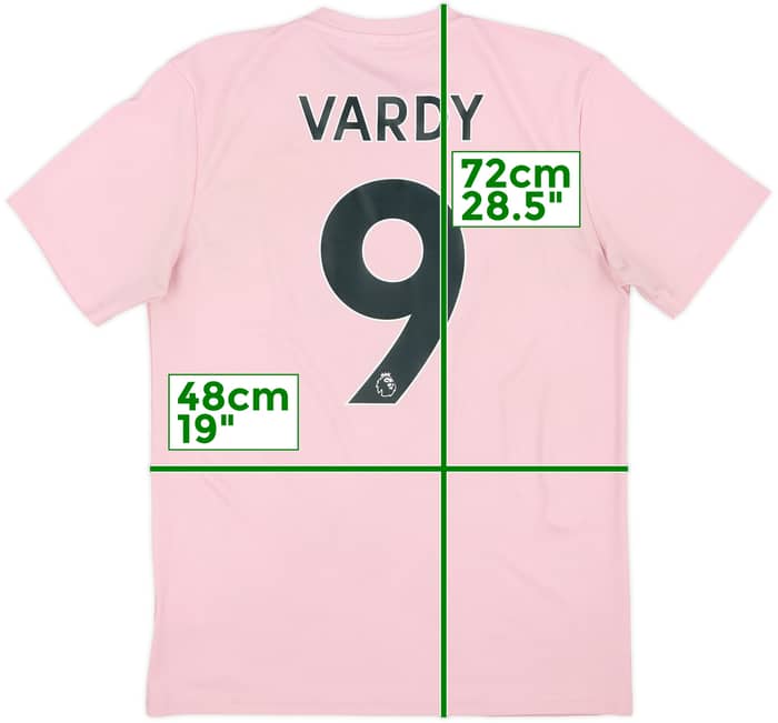 2019-20 Leicester Third Shirt Vardy #9 - 7/10 - (S)