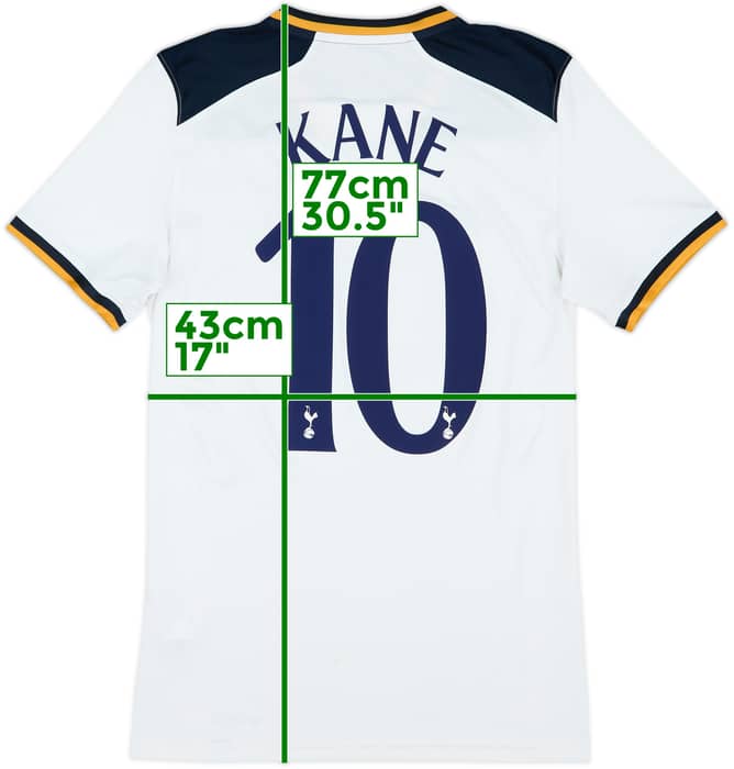 2016-17 Tottenham Home Shirt Kane #10 - 8/10 - (M)