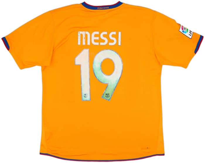 2006-08 Barcelona Away Shirt Messi #19 - 4/10 - (L)
