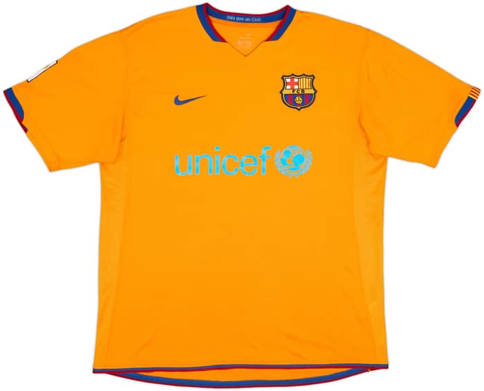 2006-08 Barcelona Away Shirt Messi #19 - 4/10 - (L)