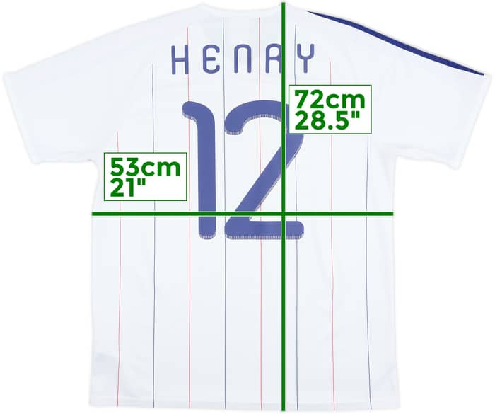 2009-10 France Basic Away Shirt Henry #12 - 8/10 - (L)
