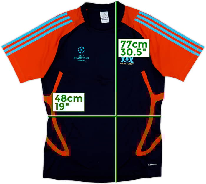 2011-12 Olympique Marseille CL adidas Training Shirt - 8/10 - (M/L)