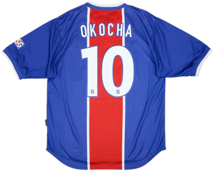 1999-00 Paris Saint-Germain Home Shirt Okocha #10 - 5/10 - (L)