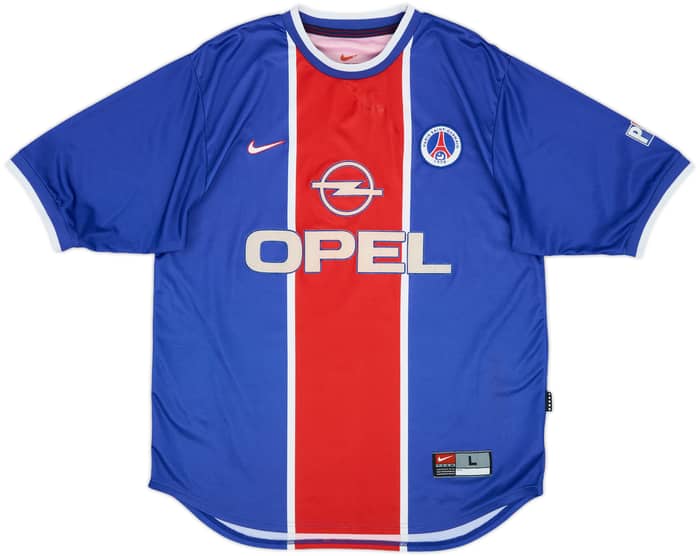 1999-00 Paris Saint-Germain Home Shirt Okocha #10 - 5/10 - (L)