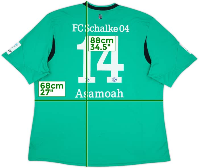 2013-15 Schalke Third Shirt Asamoah #14 - 6/10 - (3XL)