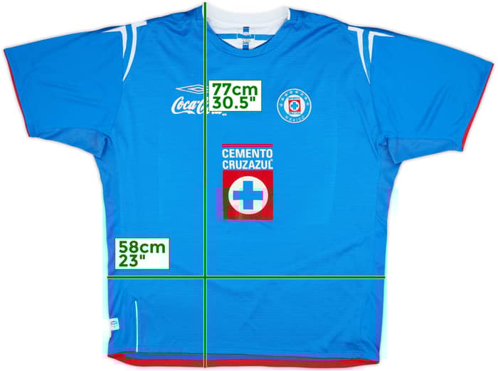 2004-05 Cruz Azul Home Shirt - 8/10 - (XL)