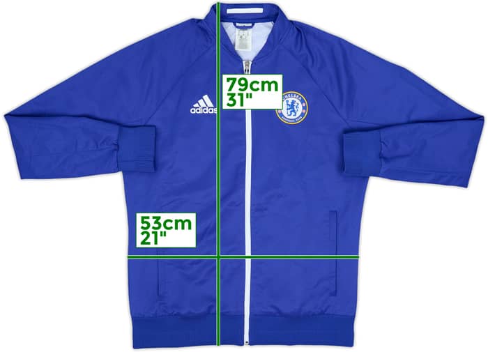 2015-16 Chelsea adidas Track Jacket - 10/10 - (M)