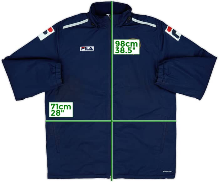 2012-13 Oldham Athletic Fila Padded Bench Coat - 7/10 - (XL)