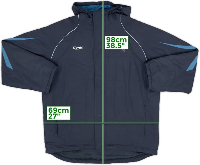 2006-07 Bolton Reebok Hooded Bench Coat - 6/10 - (XL)