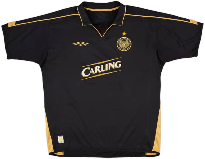 2003-04 Celtic Away Shirt Larsson #7 - 7/10 - (L)