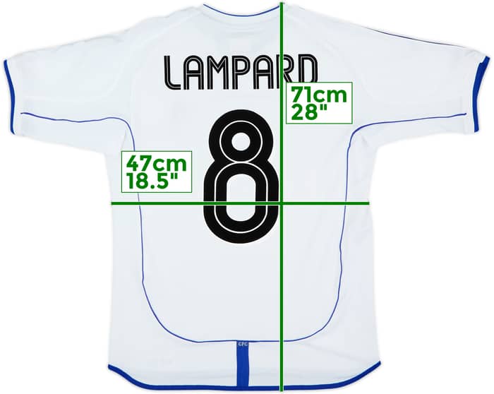 2001-03 Chelsea Away Shirt Lampard #8 - 7/10 - (S)