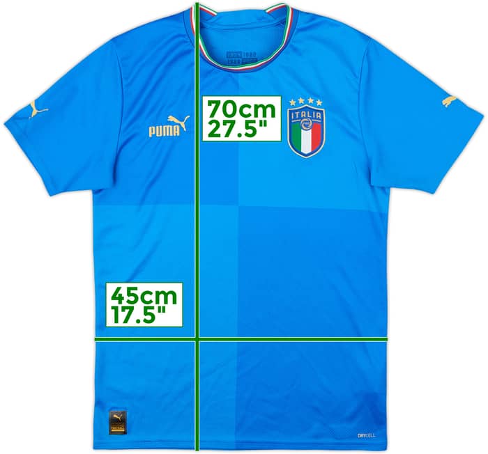 2022-23 Italy Home Shirt - 9/10 - (S)