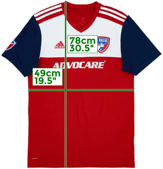 2018-19 FC Dallas Home Shirt - 6/10 - (M)
