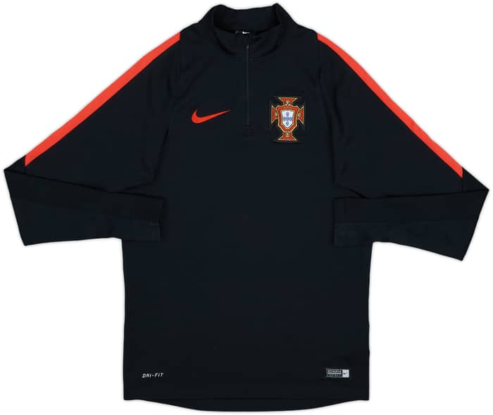 2017-18 Portugal Nike 1/4 Zip Training Top - 8/10 - (S)