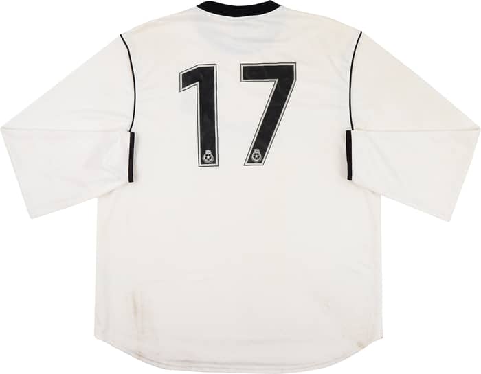 2003-04 Southend United Match Issue Away L/S Shirt #17