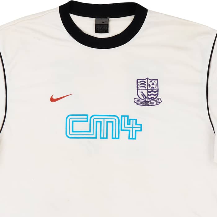2003-04 Southend United Match Issue Away L/S Shirt #17