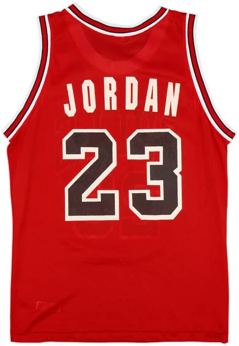 1990-91 Chicago Bulls Jordan #23 Champion Away Jersey - 8/10 - (M)