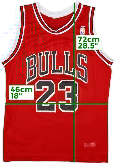 1990-91 Chicago Bulls Jordan #23 Champion Away Jersey - 8/10 - (M)
