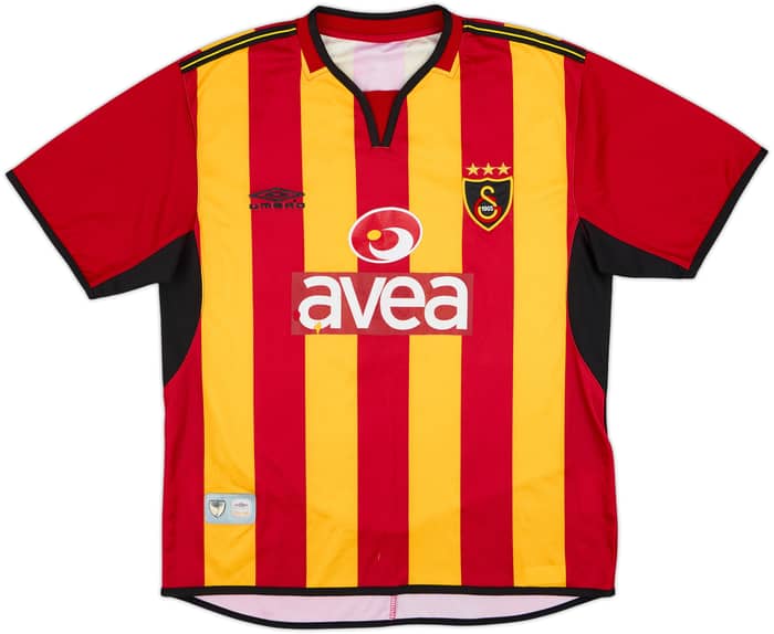 2004-05 Galatasaray Home Shirt H. Sukur #9 - 7/10 - (S)