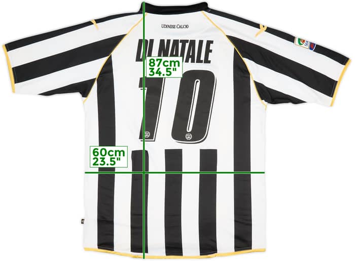 2010-11 Udinese Home Shirt Di Natale #10 - 7/10 - (XL)