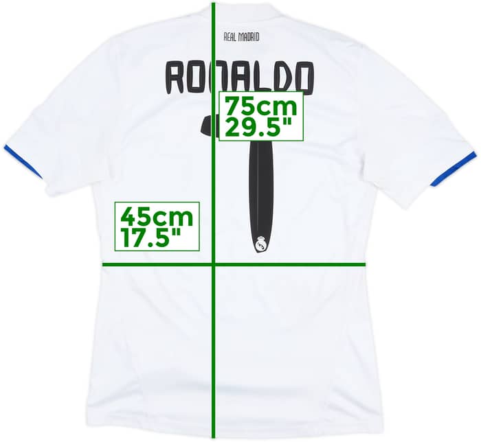 2010-11 Real Madrid Local Camiseta Ronaldo #7 - 6/10 - (M)