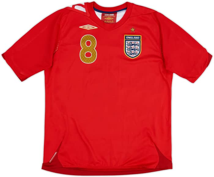 2006-08 England Away Shirt Lampard #8 - 8/10 - (L.Boys)