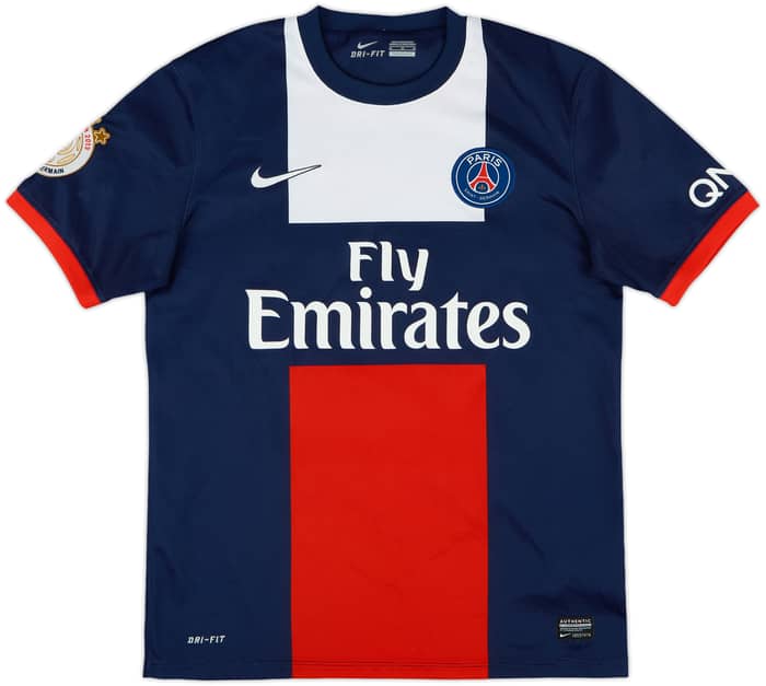 2013-14 Paris Saint-Germain Home Shirt Ibrahimovic #10 - 6/10 - (M)