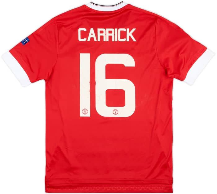 2015-16 Manchester United Home Shirt Carrick #16 - 5/10 - (M)