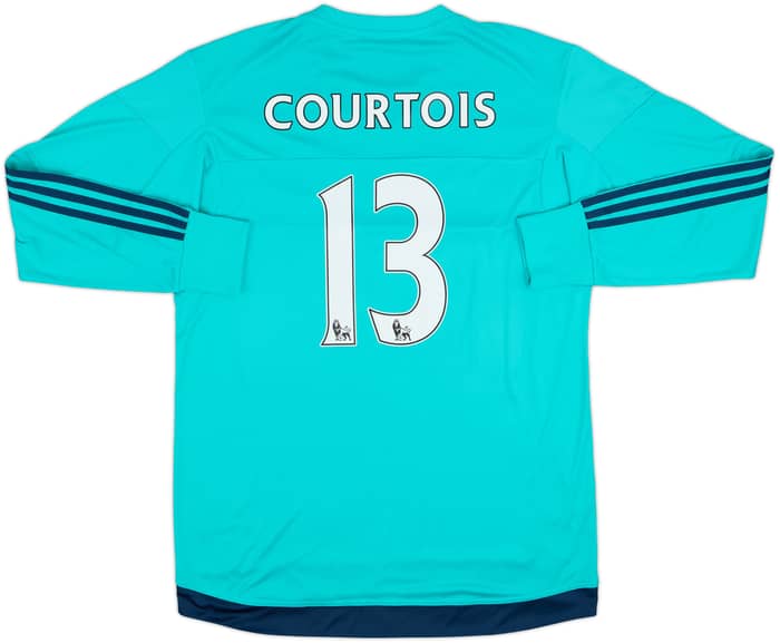 2015-16 Chelsea GK Shirt Courtois #13 - 8/10 - (L)