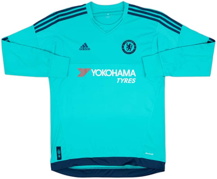 2015-16 Chelsea GK Shirt Courtois #13 - 8/10 - (L)